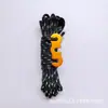 Barraca de Suprimento Especial Transfronteiriça Corda Luminosa à Prova de Vento 3mm* 4m Cordão do Toldo Haste de Suporte Fixa Corda Dupla Refletiva para Barraca