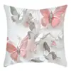 TEMU Funda de Almohada de Lino con Estampado de Mariposa 3D Imitación Color Retro Mariposa con Lentejuelas Brillantes