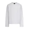 Camiseta Redonda Lisa de Manga Larga para Niños, Estilo Primavera y Otoño, Moda Urbana Casual, Sudadera Sencilla