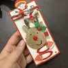 Grampo de Cabelo Rena de Natal Su Xiaobei Clipe para Franja Feminina Acessórios de Cabelo Fofo Clipe Bico de Pato Papai Noel Grampo de Cabelo
