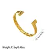 Producto popular de importación transfronteriza europea y americana: Pulsera de acero de titanio chapada en oro de 18 quilates, versátil para el uso diario, venta al por mayor desde el fabricante