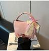 Bolsa Feminina Verão 2025 Nova Moda Bolsa Transversal Simples de Comércio Exterior Textura de Alta Qualidade Transfronteiriça Versátil Bolsa de Mão para o Dia a Dia