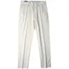 Pantalones finos de algodón mercerizado elástico para hombre serie Z, primavera y verano, imitación Tencel, rectos, holgados, sin planchar, pantalones de negocios casuales