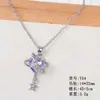 Novo Pingente Borboleta Colorida Tridimensional Micro-Incrustado Pulseira de Miçangas Feita à Mão DIY Pingente de Colar Brinco Acessórios de Liga