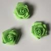 Cabeza de flor de espuma de PE de simulación de rosa rizada de 4,5 cm, decoración de boda, ramo de flores, bola de espuma, cabeza de flor