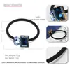 Pulsera de cuerda para el pelo linda europea y americana, doble propósito, anillo de pelo de cristal al por mayor, personalidad, todo a juego, simple, dulce, accesorios para el pelo, cuerda para atar