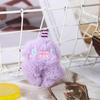 Broche de Peluche de Monstruo de Cabello Largo Japonés y Coreano Decoraciones de Llavero de Muñeca de Dibujos Animados Lindo Estúpido Adornos Colgantes de Mochila al Por Mayor