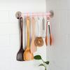 Hogar Uso Diario Cocina Colgante de Pared 6 Filas de Ganchos Baño Sin Perforaciones Sin Marcas Estante Colgante Adhesivo Detrás de la Puerta Ganchos Adhesivos Venta al por Mayor