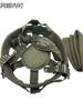 QGF03 Casco Táctico Revestimiento Colgante Revestimiento de Kevlar Piel de Oveja Microfibra Malla Transpirable Correa de Barbilla