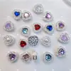 Caixa Mágica Borboleta de Diamante Cabaça Coração Flor Redonda Multicolorida Oito Furos Contas Separadas Acessórios para Pulseira Colar com Contas DIY