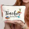 Dia do Professor Transfronteiriço Professor Estagiário Bolsa de Maquiagem Tinta a Óleo Dia do Professor Professor Tinta a Óleo Bolsa de Maquiagem Mais Vendida na Amazon