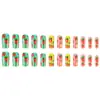 Parche de Uña para Tubería de Agua de Alivio Spice Girl Color Fresa Dulce y Fresco Parche de Uña de Impresión Transfronterizo Venta Caliente Parche de Uña para Usar