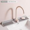 Tapete de drenagem de silicone torneira de cozinha à prova de respingos de água antiderrapante pia almofada de armazenamento washstand Copo almofada de sabão