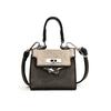 Ins Transfronteiriço Novo Mini Kelly Cor Contraste Bolsa Satchel Familiar Infantil Transversal Acessórios Bolsa de Batom Bolsa Feminina