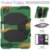 Aplicable a la funda protectora Griffin para iPad air 5 2022 Air 4 de 11 pulgadas, carcasa de silicona y PC tipo robot con ranura para lápiz