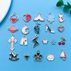 Nuevo Producto Transfronterizo Gotas de Aceite 20 Dibujos Animados Aleación de Zinc Joyería Colgante Pequeño DIY Cuentas Pulsera Aretes Accesorios Material