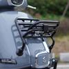 Adecuado para Suzuki US125T tubos de acero al carbono delanteros y traseros negro esmerilado instalación multipunto no destructiva de parachoques protectores para todo el vehículo