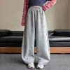 Calça Esportiva Feminina 2026 Nova Coleção Primavera/Outono Calça Casual de Perna Larga Caimento Emagrecedor Versátil Calça Reta Primavera/Outono