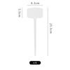 [Personalizado] Etiqueta de Planta Letrero de Suelo en Forma de T Plástico Impermeable Letrero Suculenta Flor Plántula Planta en Maceta Letrero