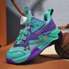 Zapatillas de Baloncesto para Niños, Zapatillas Transpirables de Malla Antideslizantes, Zapatillas Prácticas para Entrenamiento y Partido de Baloncesto, Zapatillas Especiales para Campamento de Entrenamiento de Baloncesto