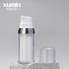 Botella de vacío reemplazable personalizada Xumin de 50 ml, loción corporal galvanizada, botella de tapa completa transparente de 15-30 ml