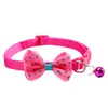 Collar con Cascabel de Lunares para Mascota, Collar Ajustable para Gato, Lazo Lindo para Cachorro, Suministros para Mascotas al por Mayor