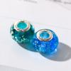 Han Yuyuan contas de vidro coloridas luminosas com furo grande Acessórios de vidro DIY material Contas para pulseira Contas atacado