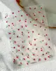 Yitu Calcomanías para Uñas de Frambuesa de Doble Capa Uñas Sonrojadas Lindas y Dulces Estilo Simple Calcomanías Decorativas Yt5860