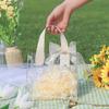 Bolsa Tote Grande Souvenir Bolsa de Regalo Transparente Gama Alta Femenina Dama de Honor Exquisita Bolsa Pequeña de Regalo Caja de Empaque Vacía