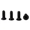 Parafusos Autoatarraxantes de Cabeça Chata Cruzada Aço Inoxidável 304 Zinco Preto M1~M3 Atacado Padrão de Guangdong Yb846 Pequenos Parafusos Autoatarraxantes