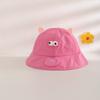 Sombrero de bebé de primavera, nuevo estilo coreano, expresión divertida, sombrero de lavabo para niños, protección solar al aire libre, sombrero de pescador para niños y niñas