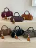 Bolsa Feminina de Nicho Transfronteiriça Outono/Inverno Nova Bolsa Boston Feminina Camurça de Alta Qualidade Retro Bolsa de Mão Bolsa de Ombro Bolsa Feminina
