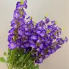 2 tenedor chihiro delphinium jacinto flor artificial simulación boda decoración de boda guía de camino fondo floral arreglo floral alto