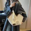 Bolsas Artesanais para Mulheres, Nova Bolsa de Palha Tote Tendência Verão 2026, Bolsa de Ombro/Axila de Grande Capacidade