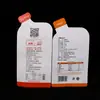 Bolsa de Cocción a Alta Temperatura Plástico Alimentos Bolsa de Forma Especial Jugo de Espino Cerval Bolsa de Papel de Aluminio Auto-Soportante Bebida Líquida Bolsa de Papel de Aluminio Sellado por Tres Lados