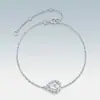 Pulsera de estilo coreano bestseller transfronteriza para mujer, plata S925 incrustada con moissanita completa, perfecta para el Día de San Valentín o como regalo para tu novia