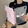 Asas de nota musical ins adequadas para capa protetora de tablet iPad 10ª/11ª geração air 8/7 fecho Pro 11/13 compartimento para caneta