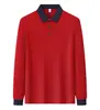 Camisas polo de manga larga para otoño e invierno para hombres y mujeres, ropa de trabajo elástica y transpirable, personalizables con logo, uniformes de equipo, polos deportivos y casuales