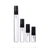 Botella de perfume portátil de 5 ml, vacía, con tubo de extracción, para muestra pequeña, con pulverizador de vidrio, con boquilla para perfume y dispositivo de subenvasado.