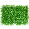 Pared de Plantas Simuladas, Decoración de Césped Artificial de Plástico Falso, Accesorios para Pared de Plantas Verdes, Césped de Eucalipto Simulado Milán Encriptado