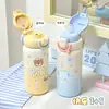 Temporada de Regreso a Clases Termo Infantil para Estudiantes 500ml Caricatura Acero Inoxidable 304 Oficina Taza para Beber para Mujeres Fuente de Suministro Fx