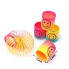 Anillo Mediano Arcoíris 6.5*6 Niños Colorido Pequeño Anillo de Resorte Mágico Hula Hoop Mágico Linterna para Bebé Plástico