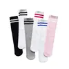 Calcetines largos de estudiante para niños, calcetines altos a rayas, calcetines deportivos para niños grandes y niñas, calcetines para bebé de primavera y otoño que llegan por encima de la rodilla/a media pantorrilla