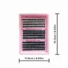 Cílios postiços transfronteiriços pálpebra única pálpebras inchadas fixador morto camadas inclinadas voando cílios mestiços Amazon DIY comércio exterior
