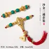Conjunto de Conectores de Três Vias em Liga de Cobre Banhada a Ouro Eixos Universais Contas Acessórios DIY Artesanato para Pulseiras Coleção