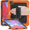 Adecuado para Mini6 Correa de Hombro de Color Contrastante Apple Air5 Soporte Giratorio Funda para Tableta iPad 11 pulgadas Funda Protectora Anticaídas