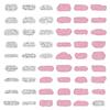 60 Adesivos Emoji Crazy com Tema de Literatura Rosa e Preto para Decoração Criativa de Cadernos, Papelaria e Agendas