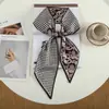 Lenço Elegante Fino Longo para Mulheres, Lenço Diagonal da Moda para o Pescoço, Lenço Estreito Versátil de Seda para Primavera e Outono de 2026