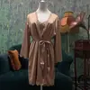 Venta al por mayor de fábrica Camisola de Noche de Alta Gama para Mujer, Conjunto Sexy con Acolchado, Ropa de Dormir Sexy para Mujer, Verano Sensual