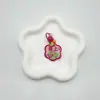 Llavero Inspirador con Texto de Flor Marea Nacional Estudiante Creativo Regalo de Acompañamiento Bolsa de Regalo Pequeña Colgante de Bendición Regalo Pequeño